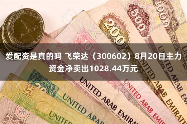 爱配资是真的吗 飞荣达（300602）8月20日主力资金净卖出1028.44万元