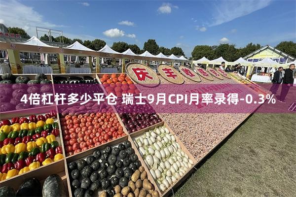 4倍杠杆多少平仓 瑞士9月CPI月率录得-0.3%